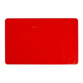 Red PVC ID Card (CR80-Credit Card Size, 2.13" x 3.38")
