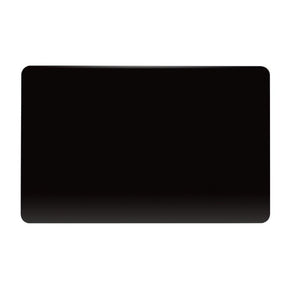 Black PVC ID Card (CR80-Credit Card Size, 2.13" x 3.38")