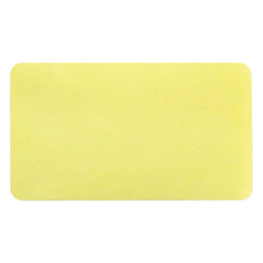 Yellow adhesive non-expiring badge (thermal printable)