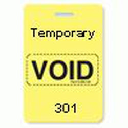 Reusable VOIDbadge Yellow 301-400 