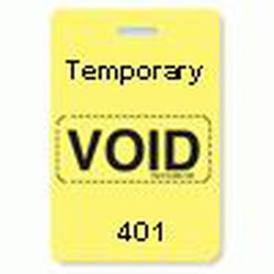 Reusable VOIDbadge Yellow 401-500 