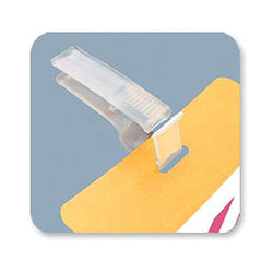 Reusable Plastic Card Clips, Pack of 500
