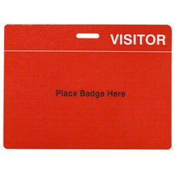 Reusable red card back with printed 