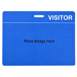 Reusable blue card back with printed 