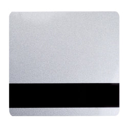 Metallic Silver PVC ID Card with 1-2