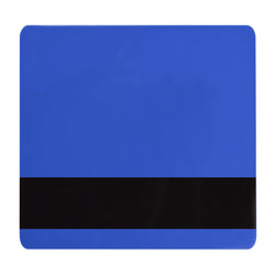 Blue PVC ID Card with 1-2