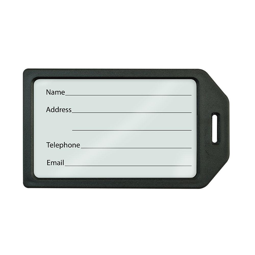 Luggage tag online holder