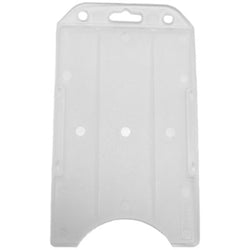 Frosted Rigid Plastic Vertical Open-Face Holder, 2.13