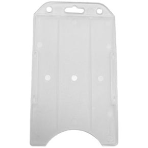 Frosted Rigid Plastic Vertical Open-Face Holder, 2.13" x 3.38"