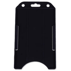 Black Rigid Plastic Vertical Open-Face Holder, 2.13