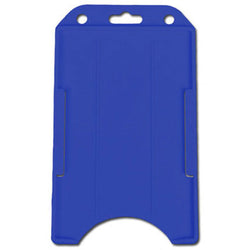 Blue Rigid Plastic Vertical Open-Face Holder, 2.13