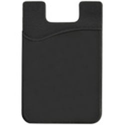 Black Silicone Cell Phone Wallet