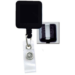Black Badge Reel with Reinforced Vinyl Strap & Belt Clip