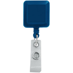 Blue Badge Reel with Reinforced Vinyl Strap & Belt Clip
