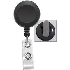 Non-Magnetic Badge Reel with Plastic Clip - IDenticard Canada