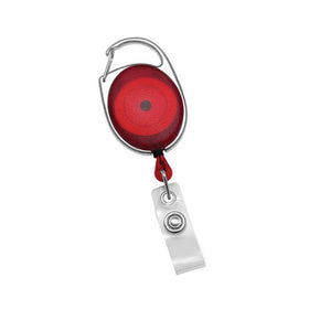 Buttonsmith Custom Retractable Badge Reel with Pinback and Extra-Long 36  inch Standard Duty Cord - Made in The USA - 1 Year Warranty : :  Office Products