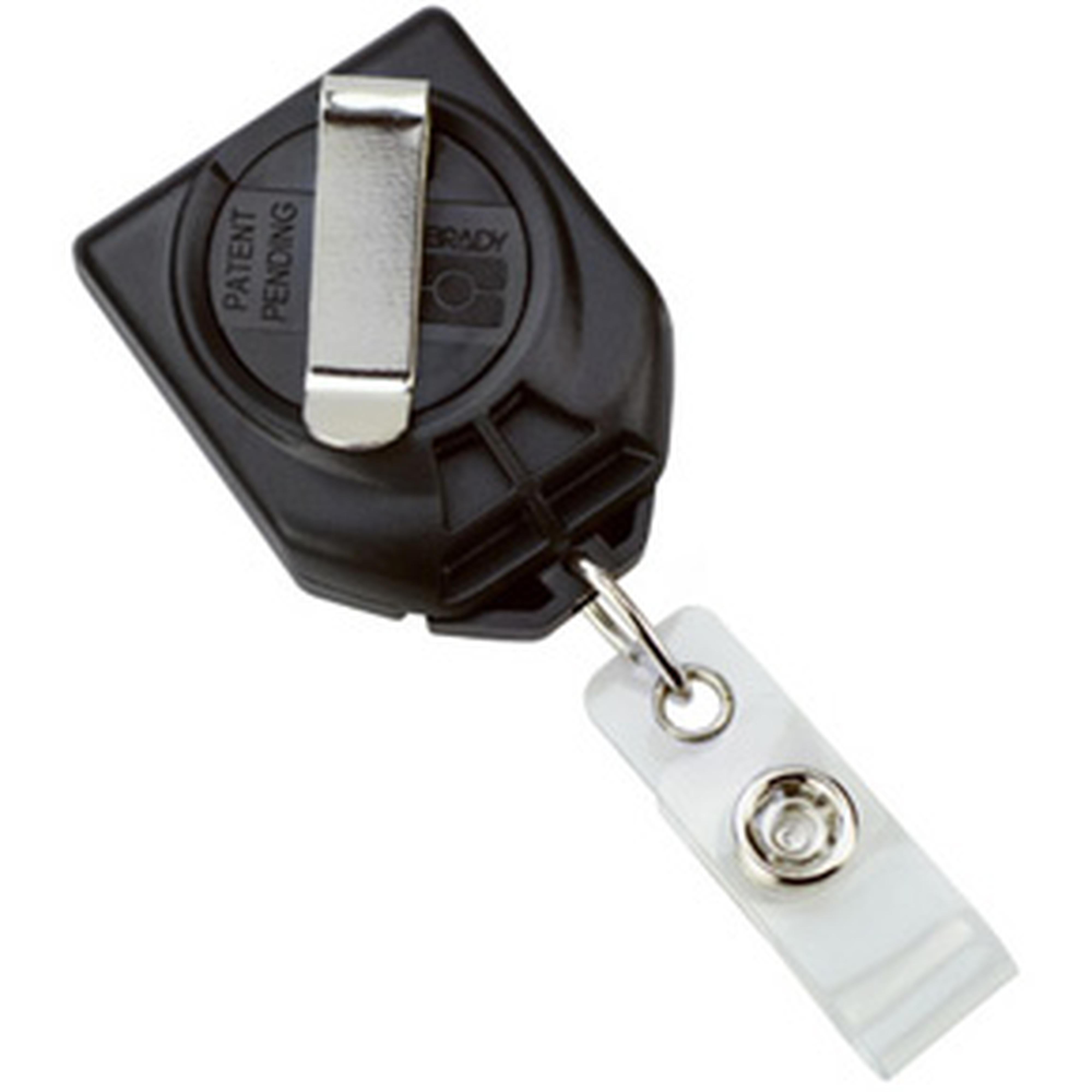 ID Specialists Web Store. Custom Retractable Square Badge Reel with Vinyl  Strap
