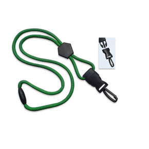 1/4" Lanyards with Diamond-Shaped Slider, Breakaway & DTACH End Fitting