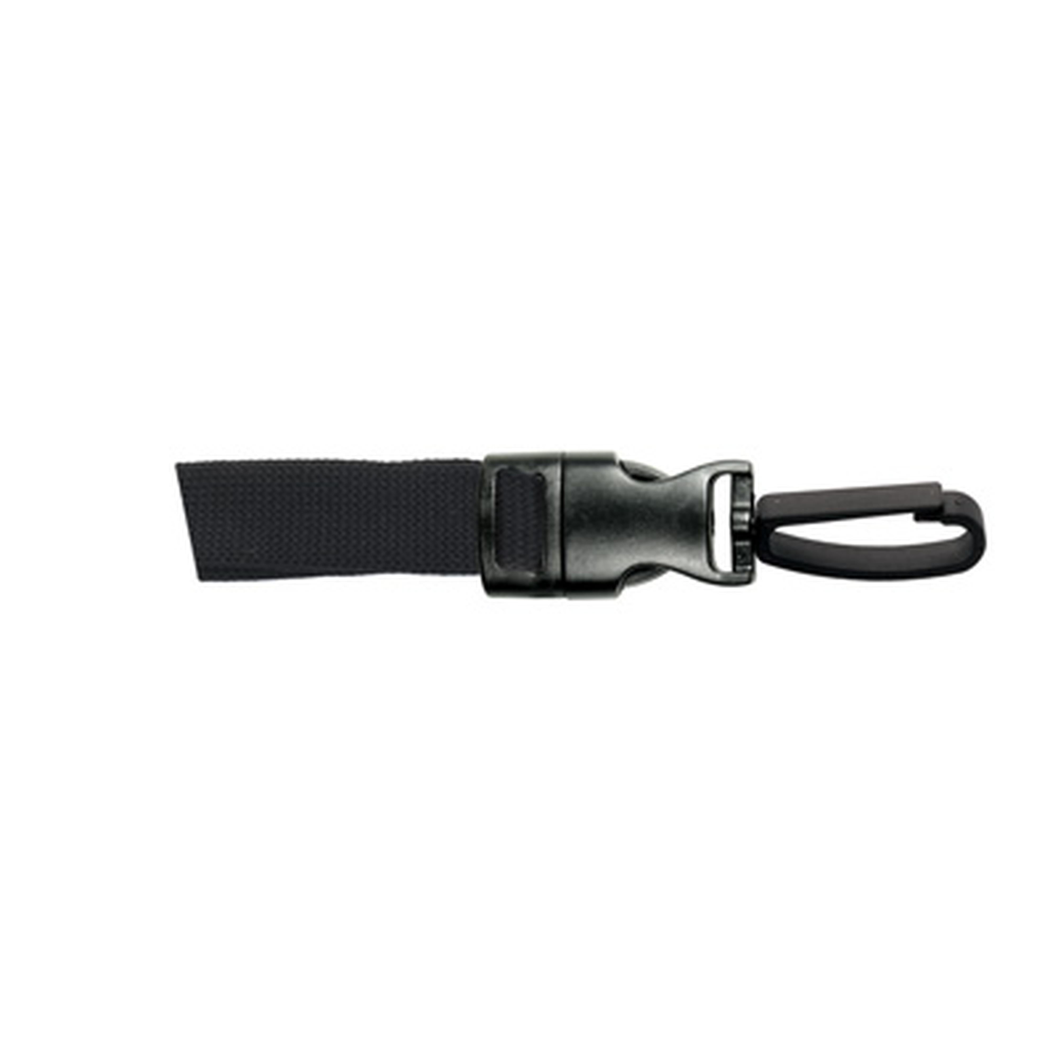 Black 5/8 (16 mm) Lanyard with Breakaway & DTACH Plastic Swivel Hook