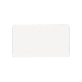 White Non-Expiring Visitor Badge - Adhesive, Thermal Printable (Box of 1000)