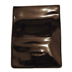 Vinyl Vertical Magnetic Badge Holder with shorter pocket flap, 2-3/4