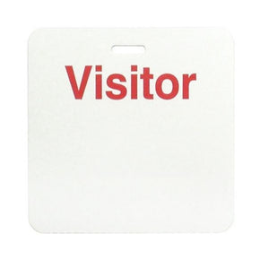 Non-Expiring Visitor Badge - Slotted, Hand-Writable (Box of 1000)