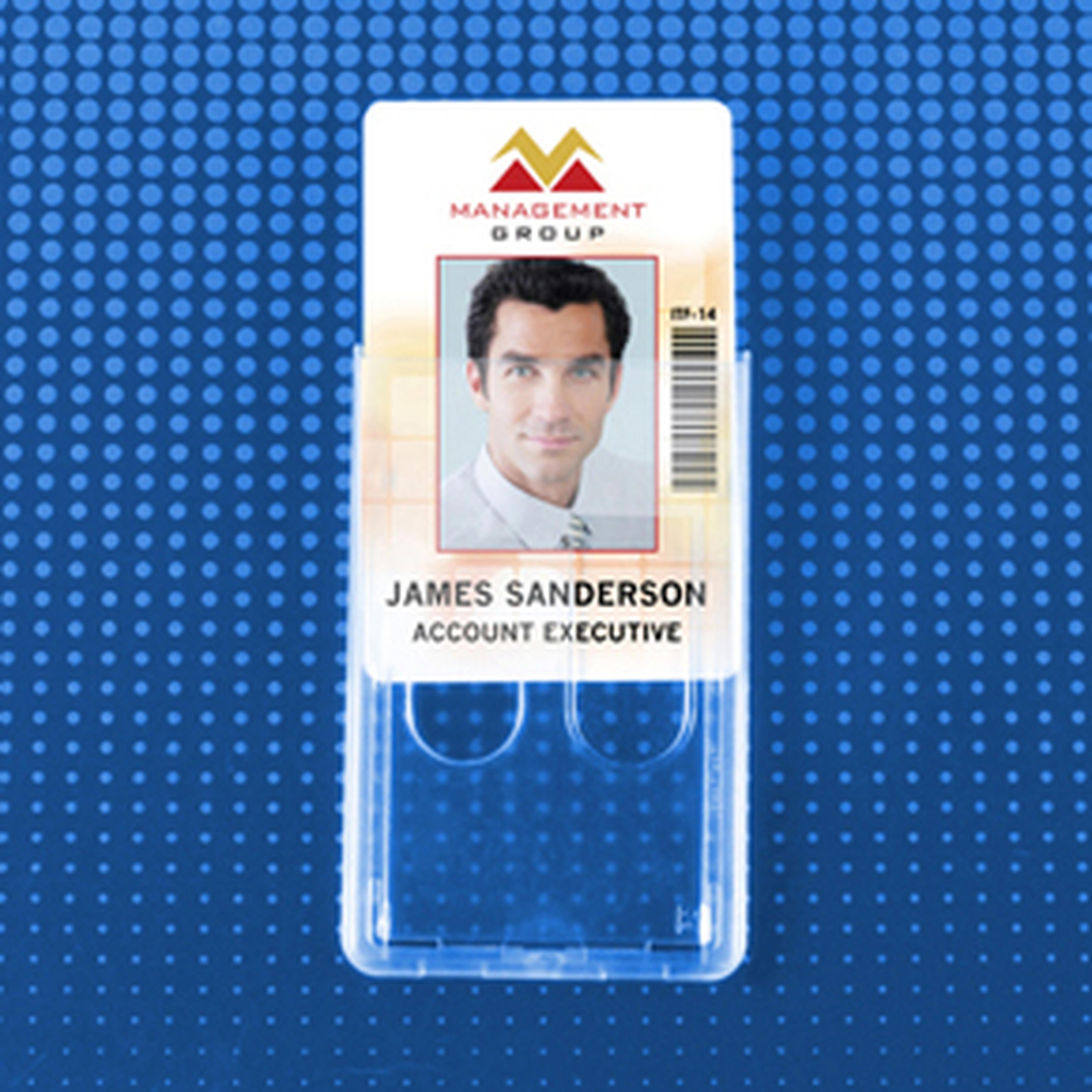 Loading Badge Rigid Vertical Badge Holders (2.15