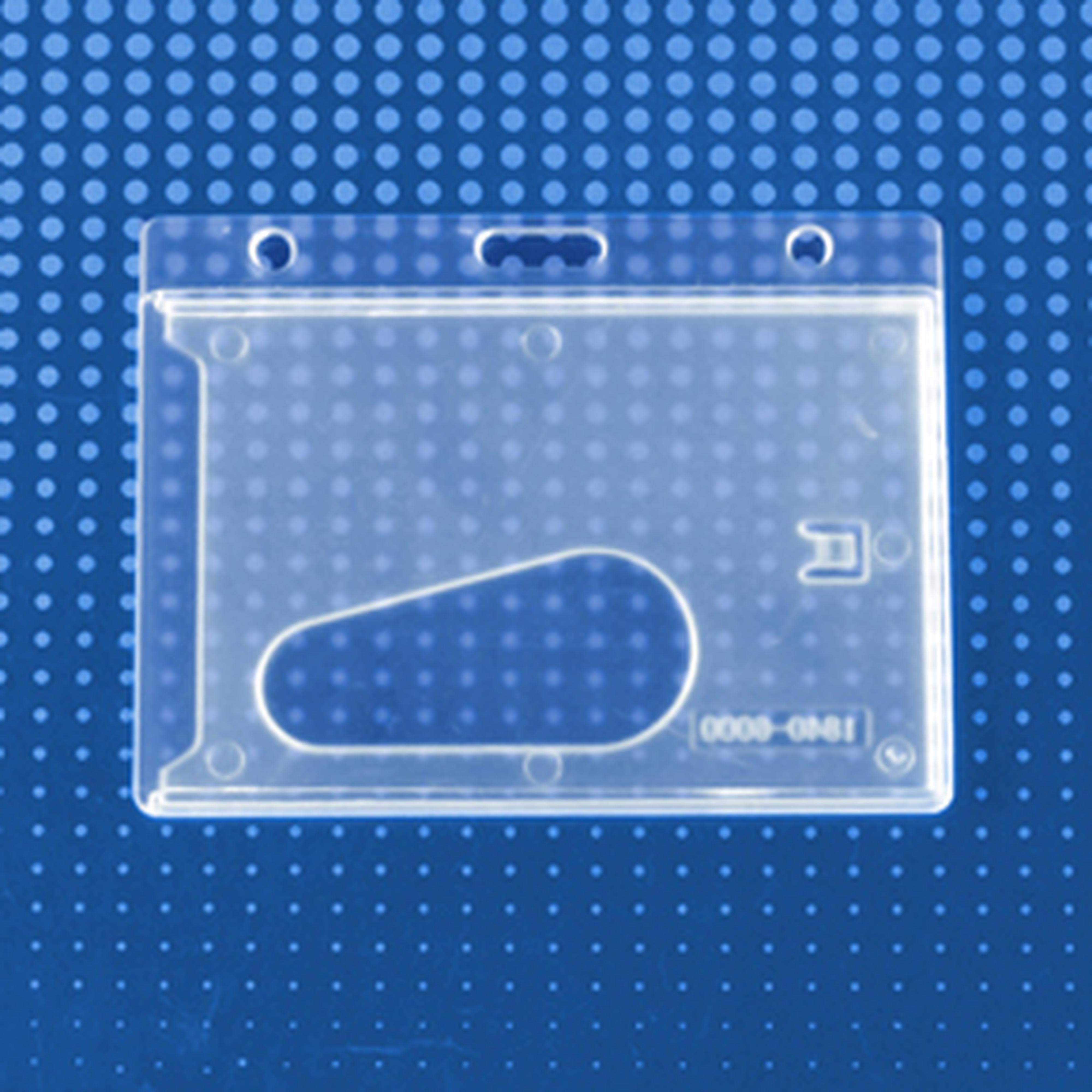 Loading Badge Horizontal Badge Holder with Thumb Slot (2.13