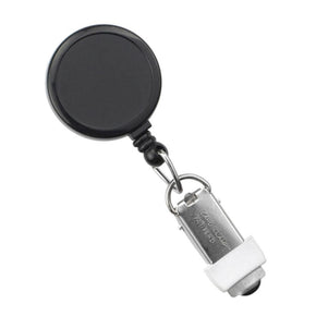 Max Label Black Badge Reel with Card Clamp
