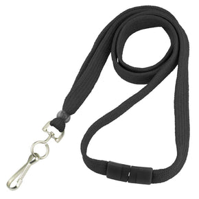 Leather Badge Holder and Adjustable Retractable Lanyards, Quick Release  Buckle and Safety Breakaway Lanyards with Swivel Metal Clasp for Offices