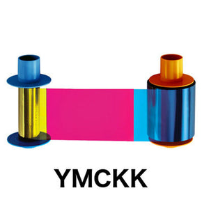 YMCKK Printer Ribbon (DTC1500, 500 Imprints)