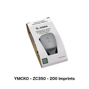 YMCKO Printer Ribbon (Zebra ZC350, 200 Imprints)