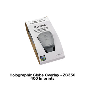 Holographic Overlay (Globe) Ribbon (Zebra ZC350, 400 Imprints)