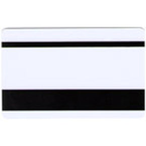 PVC ID card with 1-2" and 1/8" HICO Magnetic Stripes (CR80-Credit Card Size, 2.13" x 3.38")