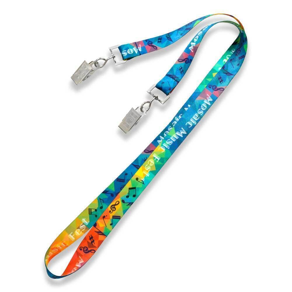 Custom Lanyards Double Ended IDenticard Canada