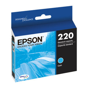 Cyan Epson 220 Ink Cartridge (Epson WF-2630)