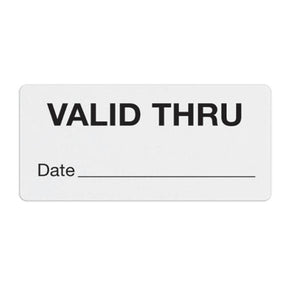 7-day expiring token front (handwritten) with printed "VALID THRU"
